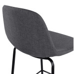 ΣΚΑΜΠΟ VINCENT HM9298.10 ΜΕΣΑΙΟΥ ΥΨΟΥΣ ΓΚΡΙ  ΜΕ ΜΕΤΑΛΛΙΚΑ ΠΟΔΙΑ 47x51x96 εκ.