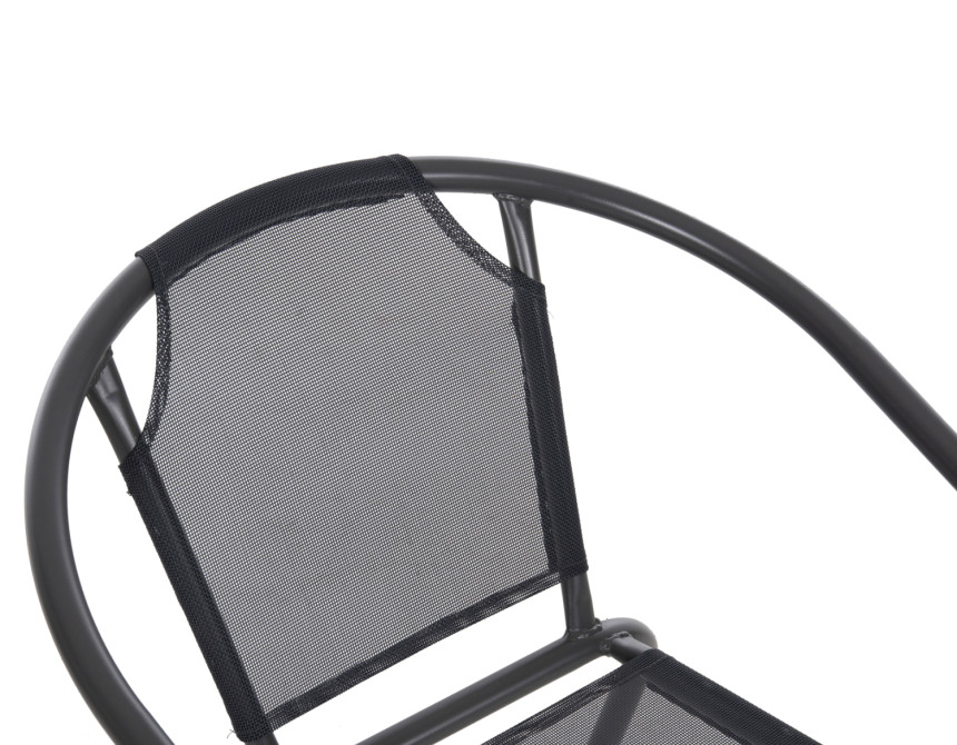 ΠΟΛΥΘΡΟΝΑ ΕΞ.ΧΩΡΟΥ LEDAN HM5977.01 ΜΕΤΑΛΛO & TEXTILENE ΓΚΡI 55x58x72Υεκ.