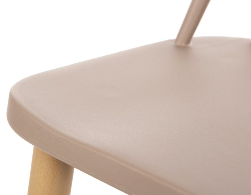 ΣΚΑΜΠΟ ΜΠΑΡ ΜΕΣ.ΥΨΟΥΣ VANESSA HM9300.25 ΚΑΠΟΥΤΣΙΝΟ PP & ΠΟΔΙΑ ΟΨΗ ΞΥΛΟΥ 45,5x46x97Υεκ
