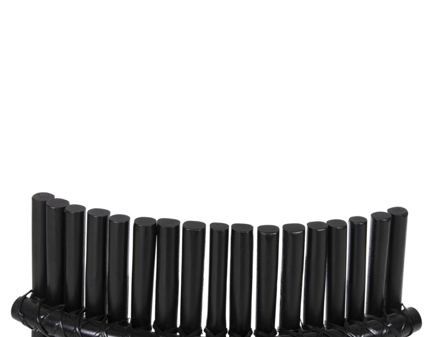 ΚΑΡΕΚΛΑ ΕΞΩΤ.ΧΩΡΟΥ CELLION HM9812.02 ΡΑΒΔΟΙ RATTAN ΣΕ ΜΑΥΡΟ ΧΡΩΜΑ 76x72x83Υεκ.