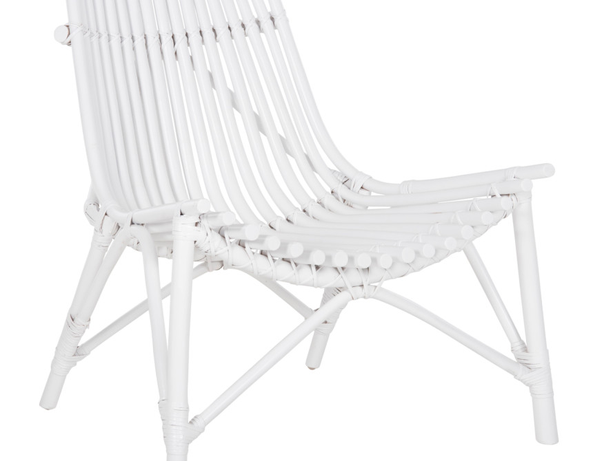 ΚΑΡΕΚΛΑ ΕΞΩΤ.ΧΩΡΟΥ CELLION HM9812.03 ΡΑΒΔΟΙ RATTAN ΣΕ ΛΕΥΚΟ ΧΡΩΜΑ 76x72x83Υεκ.