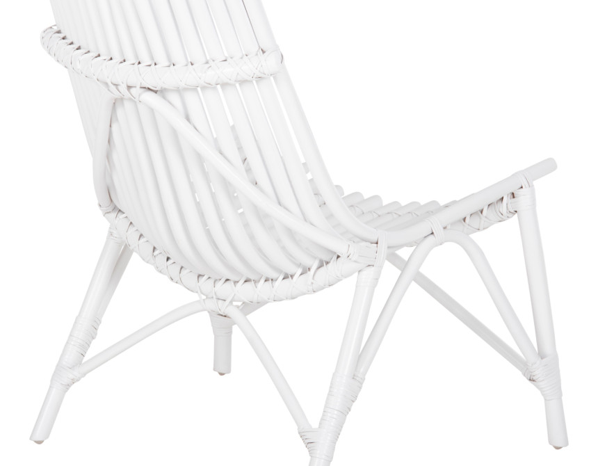 ΚΑΡΕΚΛΑ ΕΞΩΤ.ΧΩΡΟΥ CELLION HM9812.03 ΡΑΒΔΟΙ RATTAN ΣΕ ΛΕΥΚΟ ΧΡΩΜΑ 76x72x83Υεκ.