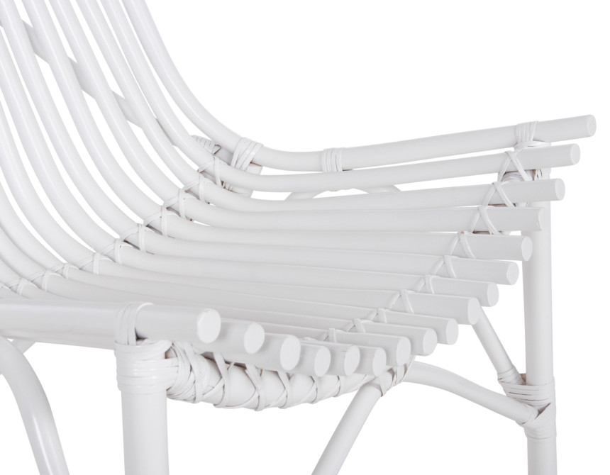 ΚΑΡΕΚΛΑ ΕΞΩΤ.ΧΩΡΟΥ CELLION HM9812.03 ΡΑΒΔΟΙ RATTAN ΣΕ ΛΕΥΚΟ ΧΡΩΜΑ 76x72x83Υεκ.