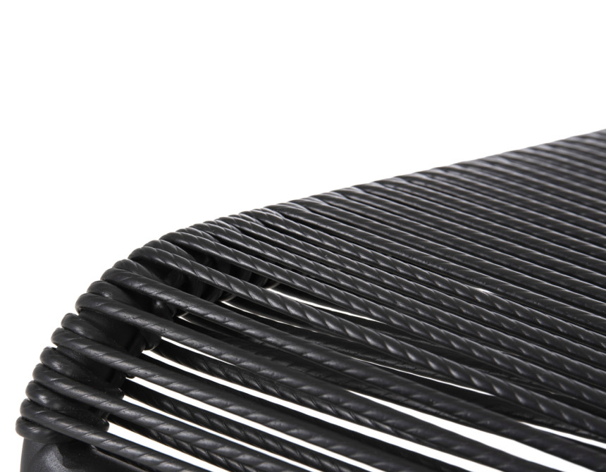 ΚΑΡΕΚΛΑ SUKI HM6053.02 ΜΕΤΑΛΛO KAI ΣΥΝΘΕΤΙΚΟ RATTAN ΣΕ ΜΑΥΡΟ 54x62x80Υεκ