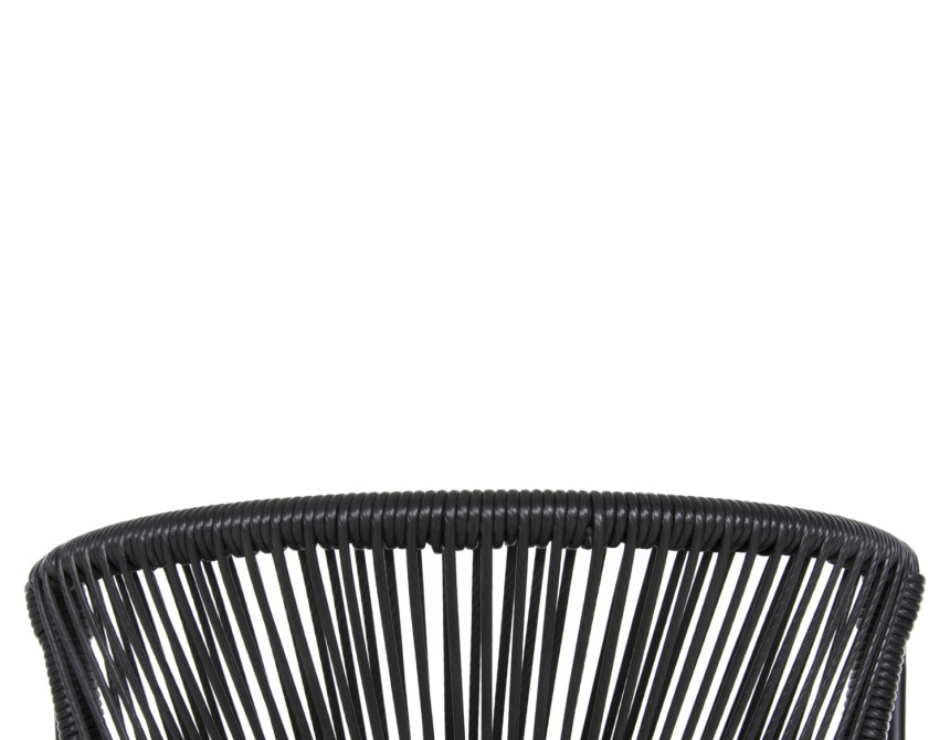 ΚΑΡΕΚΛΑ SUKI HM6053.02 ΜΕΤΑΛΛO KAI ΣΥΝΘΕΤΙΚΟ RATTAN ΣΕ ΜΑΥΡΟ 54x62x80Υεκ