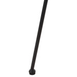 ΠΟΛΥΘΡΟΝΑ ΤΥΠΟΥ ΦΩΛΙΑ ΜΕΤΑΛΛΙΚΗ ALLEGRA HM5458.11 ΜΕ WICKER ΜΠΕΖ 73x78x88Υεκ.