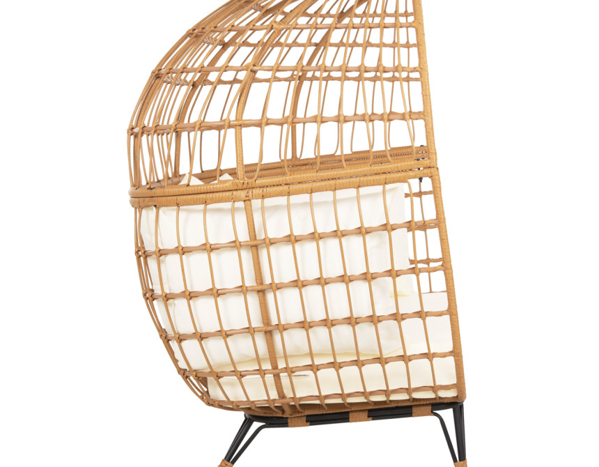 ΠΟΛΥΘΡΟΝΑ ΦΩΛΙΑ MIAMI 2 ΑΤΟΜΩΝ ΤΥΠΟΥ RATTAN HM5870.11 132.5x90x154Υεκ