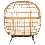ΠΟΛΥΘΡΟΝΑ ΦΩΛΙΑ MIAMI 2 ΑΤΟΜΩΝ ΤΥΠΟΥ RATTAN HM5870.11 132.5x90x154Υεκ