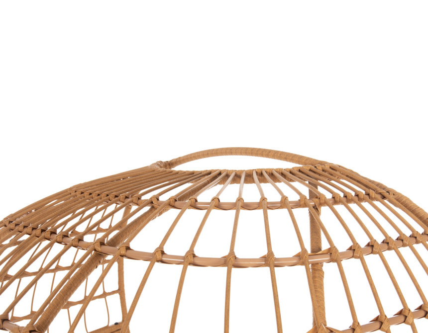 ΠΟΛΥΘΡΟΝΑ ΦΩΛΙΑ MIAMI 2 ΑΤΟΜΩΝ ΤΥΠΟΥ RATTAN HM5870.11 132.5x90x154Υεκ