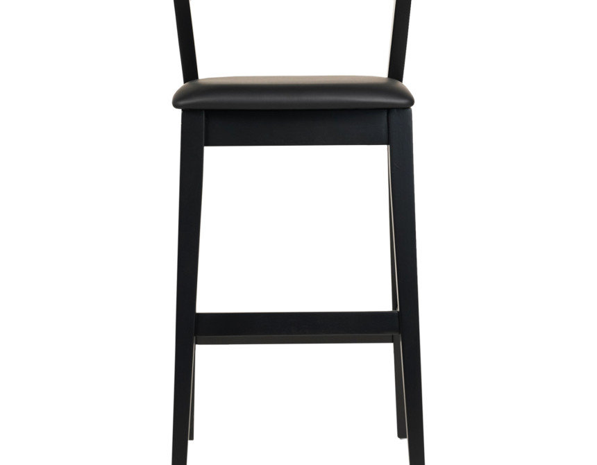 ΣΚΑΜΠΟ ΜΠΑΡ NAMI HM9952.02 RUBBERWOOD & PU-ΜΑΥΡΟ 47,5x59x102,5Υεκ.