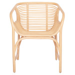 ΠΟΛΥΘΡΟΝΑ MEL ΕΣΩΤΕΡΚΩΝ ΧΩΡΩΝ HM9954.01 ΦΥΣΙΚΟ RATTAN 62x57,5x79,5Υεκ.