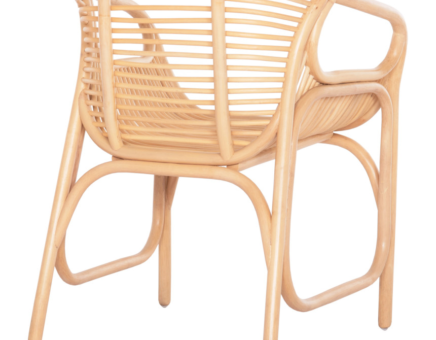 ΠΟΛΥΘΡΟΝΑ MEL ΕΣΩΤΕΡΚΩΝ ΧΩΡΩΝ HM9954.01 ΦΥΣΙΚΟ RATTAN 62x57,5x79,5Υεκ.
