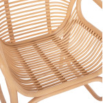 ΠΟΛΥΘΡΟΝΑ MEL ΕΣΩΤΕΡΚΩΝ ΧΩΡΩΝ HM9954.01 ΦΥΣΙΚΟ RATTAN 62x57,5x79,5Υεκ.