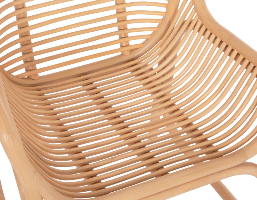 ΠΟΛΥΘΡΟΝΑ MEL ΕΣΩΤΕΡΚΩΝ ΧΩΡΩΝ HM9954.01 ΦΥΣΙΚΟ RATTAN 62x57,5x79,5Υεκ.