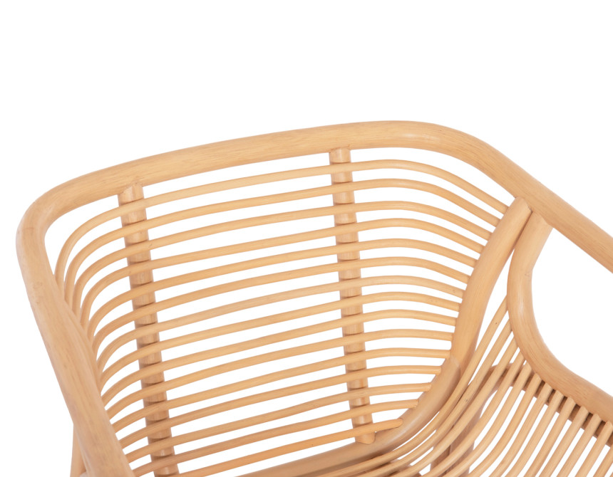 ΠΟΛΥΘΡΟΝΑ MEL ΕΣΩΤΕΡΚΩΝ ΧΩΡΩΝ HM9954.01 ΦΥΣΙΚΟ RATTAN 62x57,5x79,5Υεκ.