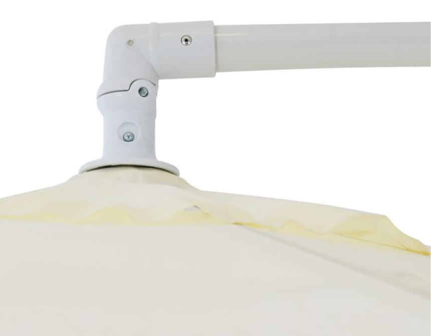 ΟΜΠΡΕΛΑ ΚΡΕΜΑΣΤΗ NOBLE Φ300x237cm. ΣΤΡΟΓΓΥΛΗ ΣΕ ΒΑΣΗ ΜΕ 4 ΠΟΔΙΑ HM6008