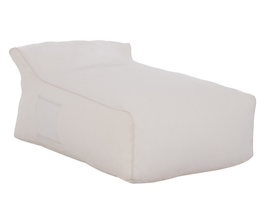 ΠΟΥΦ ZAFER HM5772.11 ΜΕ TEXTILENE 600gr/m2 2X1 ΛΕΥΚΟ 88x128x60Υεκ