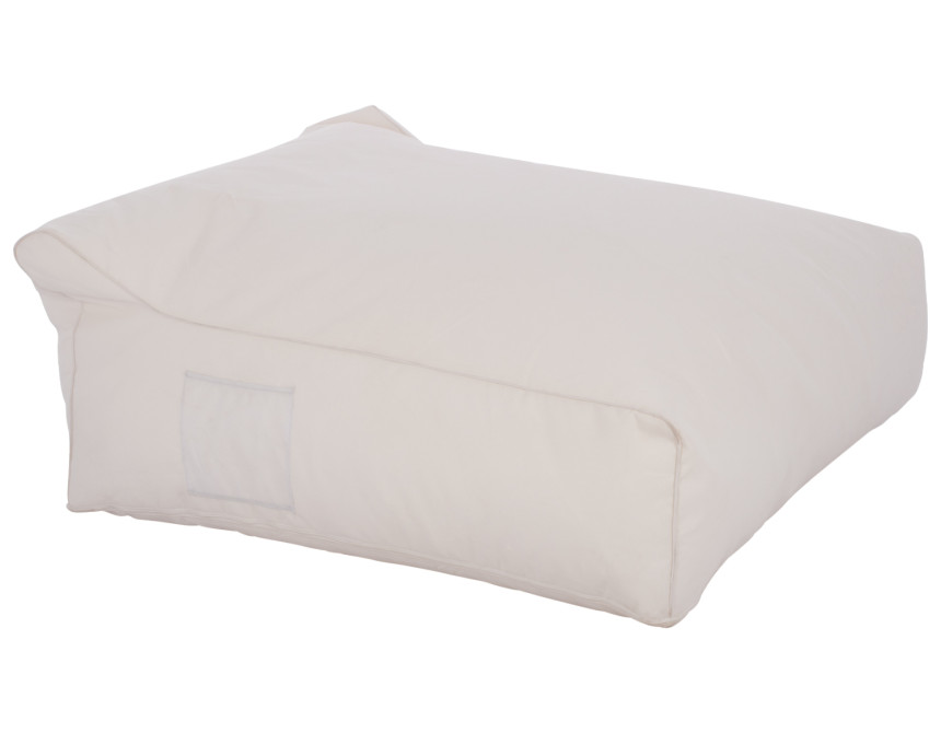 ΠΟΥΦ YAMIN 2ΑΤΟΜΩΝ ΜΕ TEXTILENE 600gr/m2 2X1 ΛΕΥΚΟ HM5773.11 140x140x40-60Υεκ.