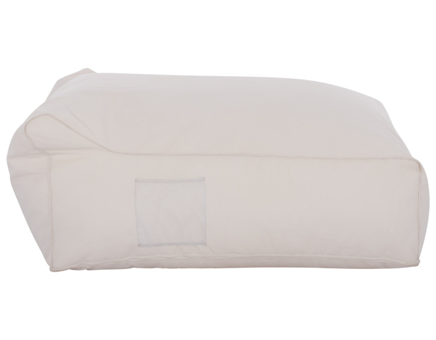 ΠΟΥΦ YAMIN 2ΑΤΟΜΩΝ ΜΕ TEXTILENE 600gr/m2 2X1 ΛΕΥΚΟ HM5773.11 140x140x40-60Υεκ.