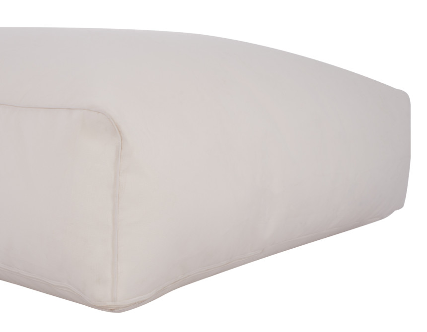 ΠΟΥΦ YAMIN 2ΑΤΟΜΩΝ ΜΕ TEXTILENE 600gr/m2 2X1 ΛΕΥΚΟ HM5773.11 140x140x40-60Υεκ.