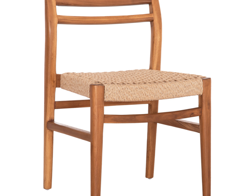 ΚΑΡΕΚΛΑ ΤΡΑΠΕΖΑΡΙΑΣ HERRIN HM18231 ΞΥΛΟ TEAK-ΣΧΟΙΝΙ VIRO 46x51x78Υεκ.