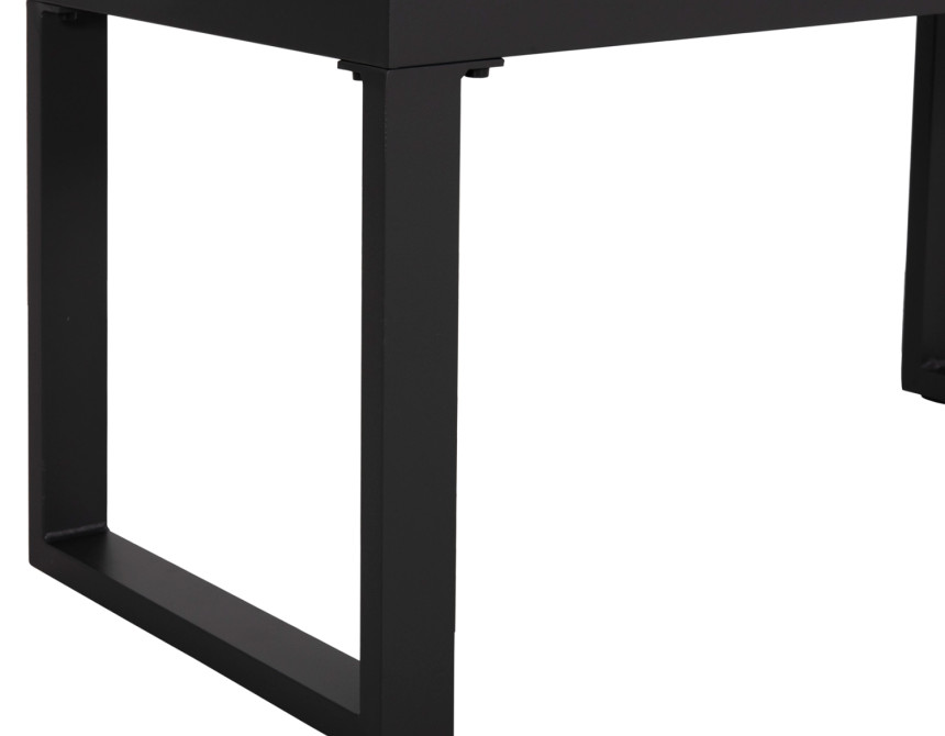 ΤΡΑΠΕΖΑΚΙ ΞΑΠΛΩΣΤΡΑΣ SENTRY HM6275.03 ΑΛΟΥΜΙΝΙΟ ΣΕ ΣΚΟΥΡΟ ΓΚΡΙ 87x43,5x45Υεκ.