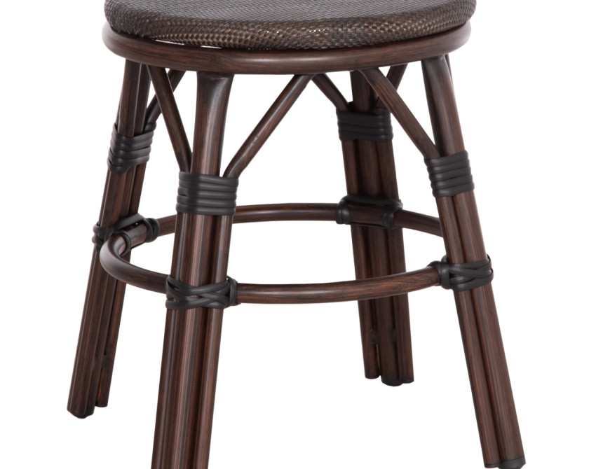 ΣΚΑΜΠΟ ΑΛΟΥΜΙΝΙΟΥ CHINO HM6285.01 BAMBOO LOOK ΚΑΦΕ-TEXTILENE ΚΑΦΕ Φ36x46Υεκ.