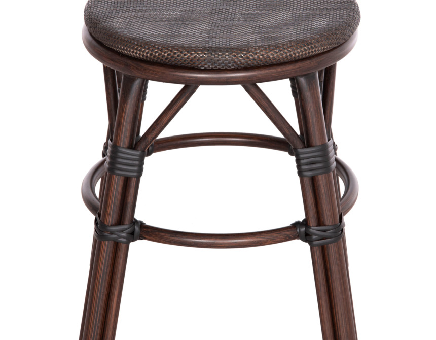 ΣΚΑΜΠΟ ΑΛΟΥΜΙΝΙΟΥ CHINO HM6285.01 BAMBOO LOOK ΚΑΦΕ-TEXTILENE ΚΑΦΕ Φ36x46Υεκ.
