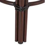 ΣΚΑΜΠΟ ΑΛΟΥΜΙΝΙΟΥ CHINO HM6285.01 BAMBOO LOOK ΚΑΦΕ-TEXTILENE ΚΑΦΕ Φ36x46Υεκ.