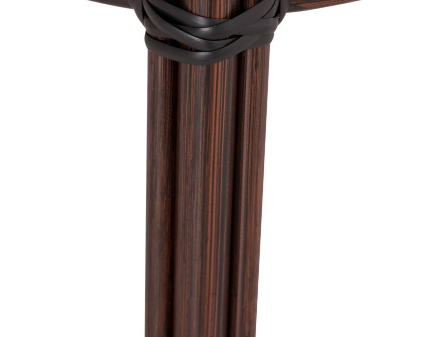 ΣΚΑΜΠΟ ΑΛΟΥΜΙΝΙΟΥ CHINO HM6285.01 BAMBOO LOOK ΚΑΦΕ-TEXTILENE ΚΑΦΕ Φ36x46Υεκ.