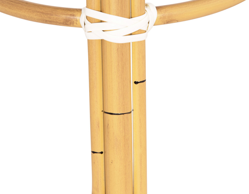 ΣΚΑΜΠΟ ΑΛΟΥΜΙΝΙΟΥ CHINO HM6285.05 BAMBOO LOOK-TEXTILENE ΛΕΥΚΟ-ΜΠΛΕ Φ36x46Υεκ.
