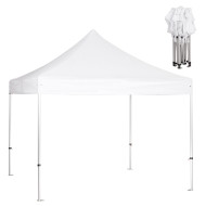 GAZEBO Β.ΤΥΠΟΥ CRESSEN HM6305 ΠΤΥΣΣΟΜ.-ΣΚΕΛΕΤΟΣ ΑΛΟΥΜ.ΑΣΗΜΙ-ΛΕΥΚΟ ΠΑΝΙ 3x3x3,4Yεκ