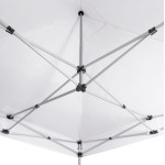 GAZEBO Β.ΤΥΠΟΥ CRESSEN HM6305 ΠΤΥΣΣΟΜ.-ΣΚΕΛΕΤΟΣ ΑΛΟΥΜ.ΑΣΗΜΙ-ΛΕΥΚΟ ΠΑΝΙ 3x3x3,4Yεκ