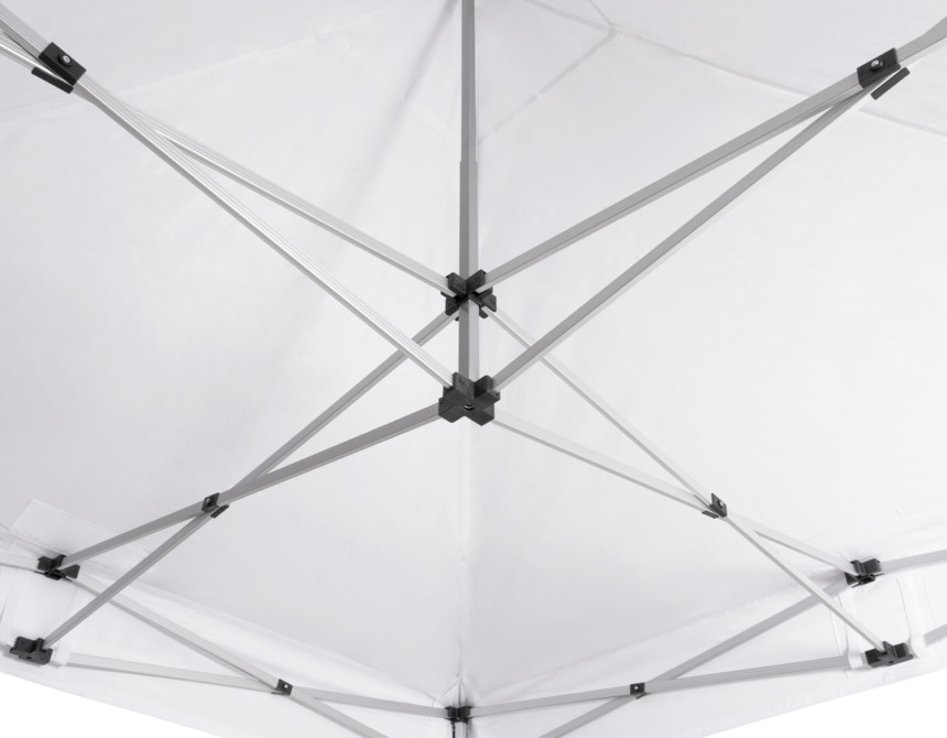GAZEBO Β.ΤΥΠΟΥ CRESSEN HM6305 ΠΤΥΣΣΟΜ.-ΣΚΕΛΕΤΟΣ ΑΛΟΥΜ.ΑΣΗΜΙ-ΛΕΥΚΟ ΠΑΝΙ 3x3x3,4Yεκ