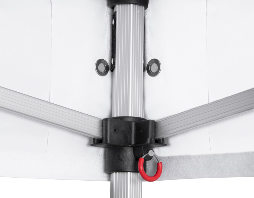 GAZEBO Β.ΤΥΠΟΥ CRESSEN HM6305 ΠΤΥΣΣΟΜ.-ΣΚΕΛΕΤΟΣ ΑΛΟΥΜ.ΑΣΗΜΙ-ΛΕΥΚΟ ΠΑΝΙ 3x3x3,4Yεκ