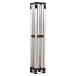 GAZEBO Β.ΤΥΠΟΥ CRESSEN HM6305 ΠΤΥΣΣΟΜ.-ΣΚΕΛΕΤΟΣ ΑΛΟΥΜ.ΑΣΗΜΙ-ΛΕΥΚΟ ΠΑΝΙ 3x3x3,4Yεκ