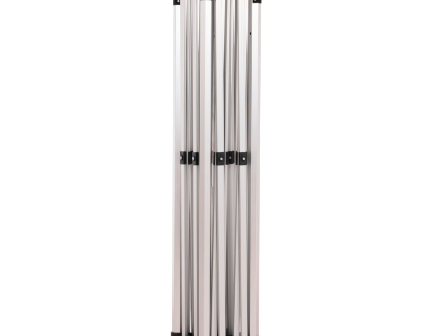 GAZEBO Β.ΤΥΠΟΥ CRESSEN HM6305 ΠΤΥΣΣΟΜ.-ΣΚΕΛΕΤΟΣ ΑΛΟΥΜ.ΑΣΗΜΙ-ΛΕΥΚΟ ΠΑΝΙ 3x3x3,4Yεκ