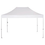 GAZEBO Β.ΤΥΠΟΥ CRESSEN HM6306 ΠΤΥΣΣΟΜ.-ΣΚΕΛΕΤΟΣ ΑΛΟΥΜ.ΑΣΗΜΙ-ΛΕΥΚΟ ΠΑΝΙ 3x4,5x3,4Yμ