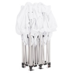GAZEBO Β.ΤΥΠΟΥ CRESSEN HM6307 ΠΤΥΣΣΟΜ.-ΣΚΕΛΕΤΟΣ ΑΛΟΥΜ.ΑΣΗΜΙ-ΛΕΥΚΟ ΠΑΝΙ 3x6x3,4Yεκ