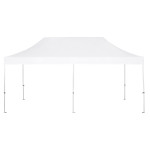 GAZEBO Β.ΤΥΠΟΥ CRESSEN HM6307 ΠΤΥΣΣΟΜ.-ΣΚΕΛΕΤΟΣ ΑΛΟΥΜ.ΑΣΗΜΙ-ΛΕΥΚΟ ΠΑΝΙ 3x6x3,4Yεκ