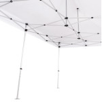 GAZEBO Β.ΤΥΠΟΥ CRESSEN HM6307 ΠΤΥΣΣΟΜ.-ΣΚΕΛΕΤΟΣ ΑΛΟΥΜ.ΑΣΗΜΙ-ΛΕΥΚΟ ΠΑΝΙ 3x6x3,4Yεκ