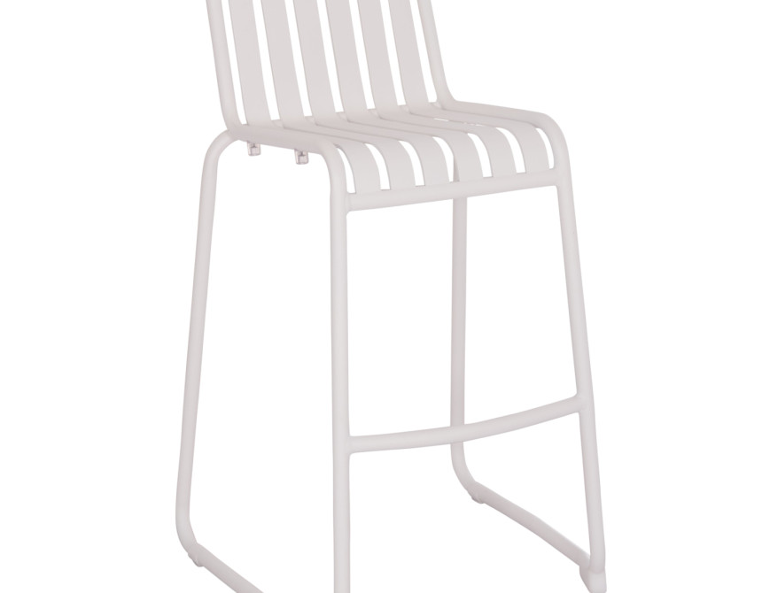ΣΚΑΜΠΟ ΜΠΑΡ ΑΛΟΥΜΙΝΙΟΥ RACHEL HM6341.02 ΛΕΥΚΟ 47x56,5x98,5Υεκ.