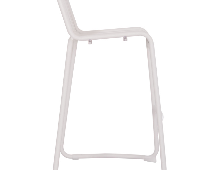 ΣΚΑΜΠΟ ΜΠΑΡ ΑΛΟΥΜΙΝΙΟΥ RACHEL HM6341.02 ΛΕΥΚΟ 47x56,5x98,5Υεκ.