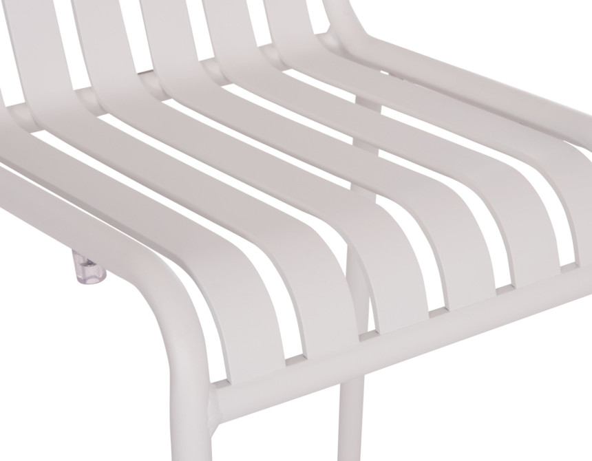 ΣΚΑΜΠΟ ΜΠΑΡ ΑΛΟΥΜΙΝΙΟΥ RACHEL HM6341.02 ΛΕΥΚΟ 47x56,5x98,5Υεκ.