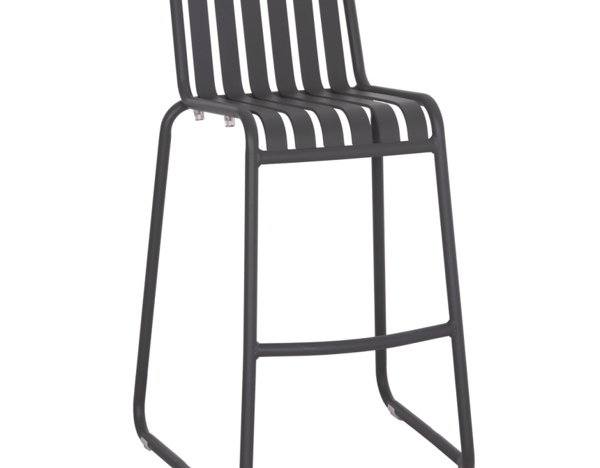 ΣΚΑΜΠΟ ΜΠΑΡ ΑΛΟΥΜΙΝΙΟΥ RACHEL HM6341.01 ΓΚΡΙ 47x56,5x98,5Υεκ.