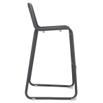 ΣΚΑΜΠΟ ΜΠΑΡ ΑΛΟΥΜΙΝΙΟΥ RACHEL HM6341.01 ΓΚΡΙ 47x56,5x98,5Υεκ.