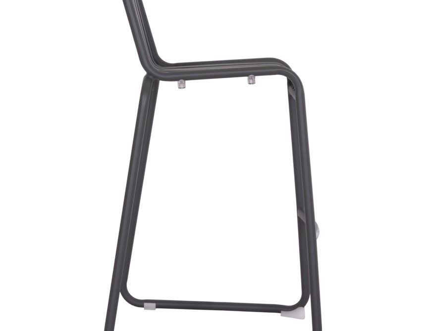 ΣΚΑΜΠΟ ΜΠΑΡ ΑΛΟΥΜΙΝΙΟΥ RACHEL HM6341.01 ΓΚΡΙ 47x56,5x98,5Υεκ.