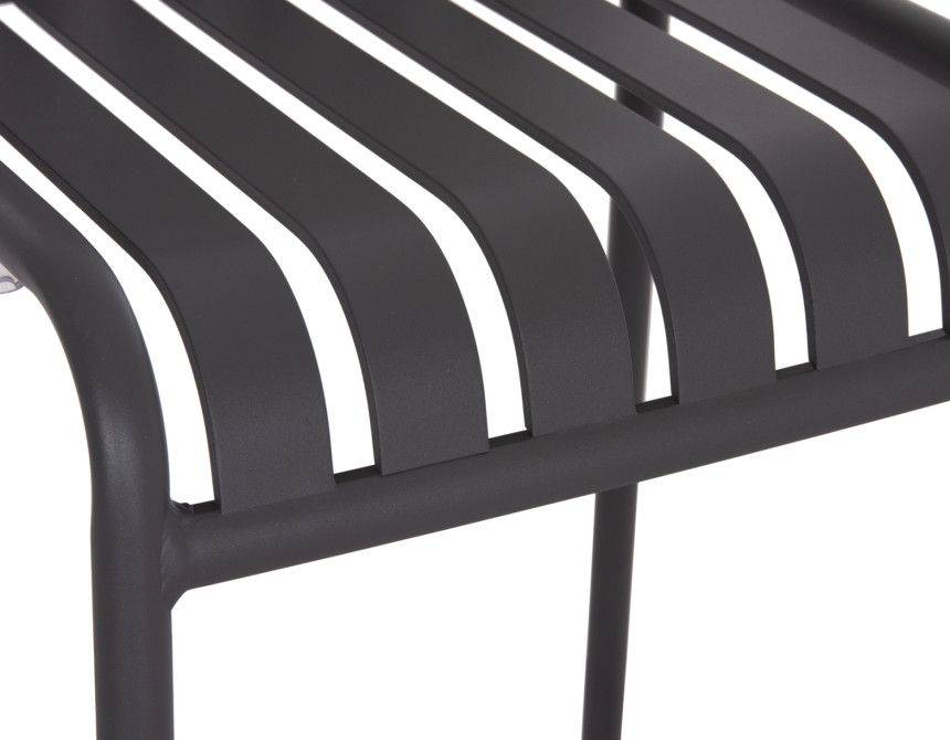ΣΚΑΜΠΟ ΜΠΑΡ ΑΛΟΥΜΙΝΙΟΥ RACHEL HM6341.01 ΓΚΡΙ 47x56,5x98,5Υεκ.