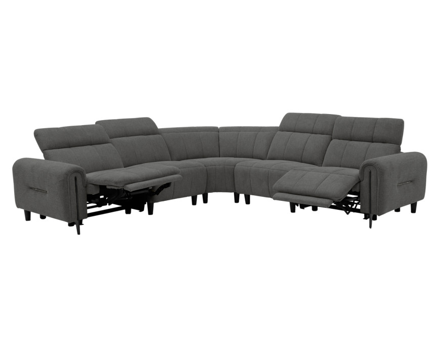 ΓΩΝΙΑΚΟΣ ΚΑΝΑΠΕΣ ΜΕ RECLINE ORACLE HM3290.01 ΓΚΡΙ ΥΦΑΣΜΑ 293x293x98Υεκ.