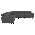 ΓΩΝΙΑΚΟΣ ΚΑΝΑΠΕΣ ΜΕ RECLINE ORACLE HM3290.01 ΓΚΡΙ ΥΦΑΣΜΑ 293x293x98Υεκ.